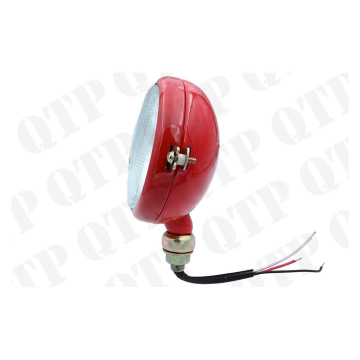 Reflektor przedni czerwony 35 RH z gładkim kloszem i wąskim tyłem