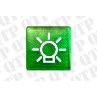 Wkładka przełącznika z symbolem lampy ostrzegawczej