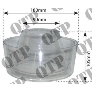 Szklana misa do wstępnego czyszczenia