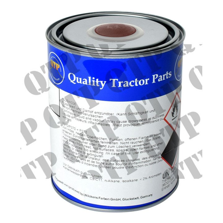 Pomaluj 1-litrową skrzynię na brązowo